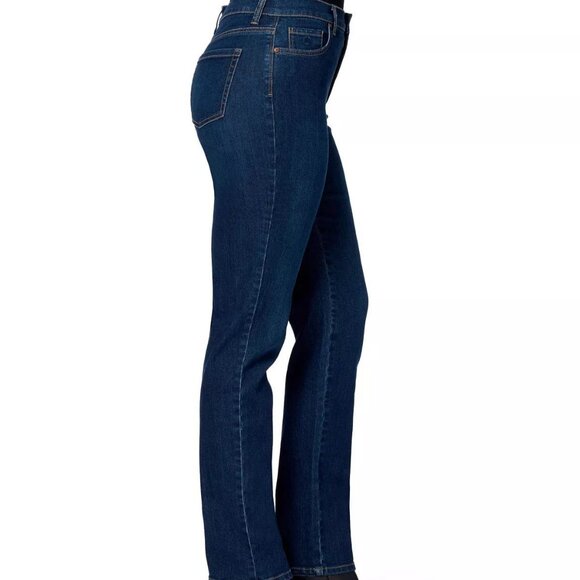 Gloria Vanderbilt Amanda Jeans Womens 8 Average Madison Dark Wash Magic Stretch - Picture 6 of 16